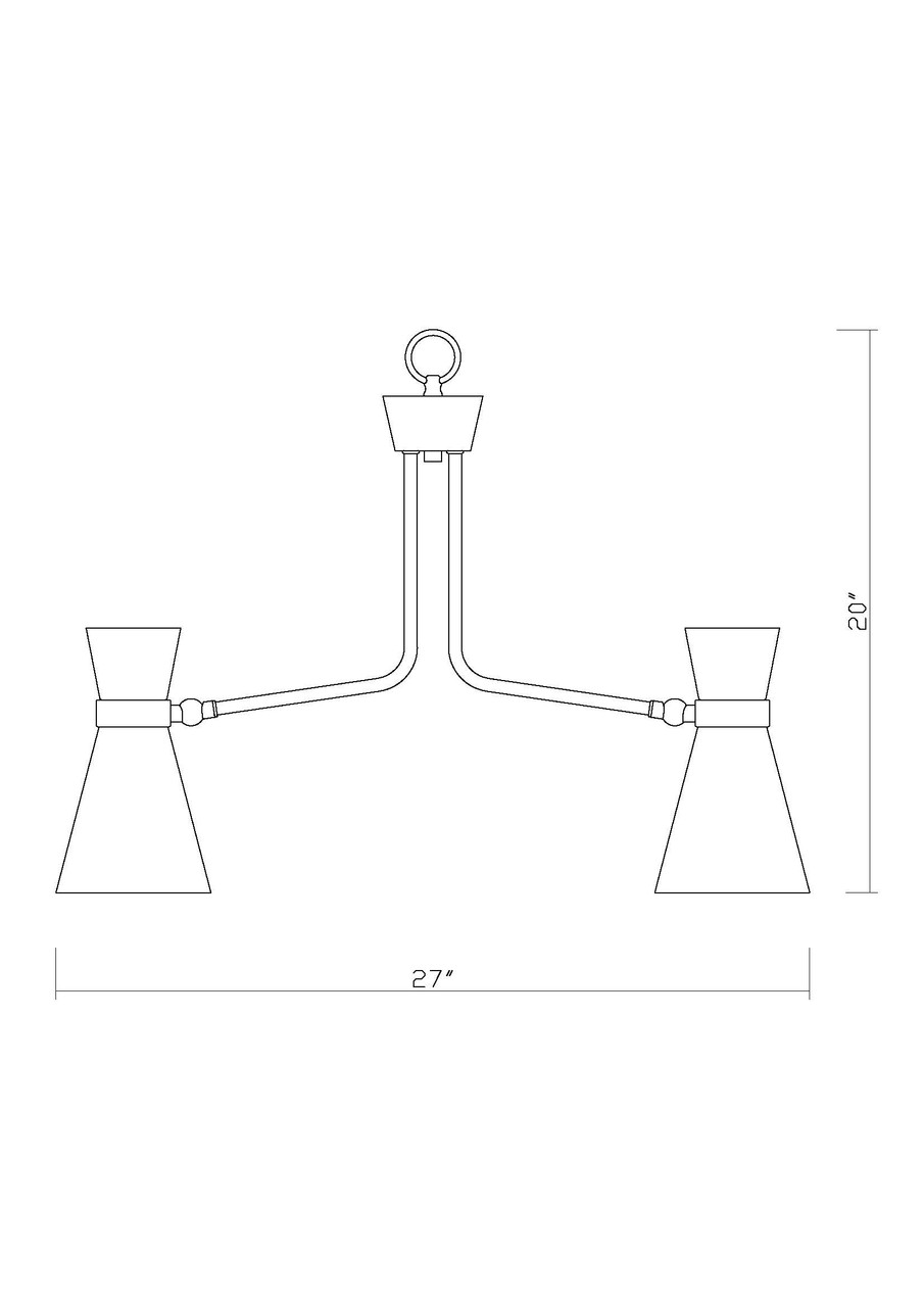 Z-LITE 728-5MB-HBR 5 Light Chandelier,Matte Black + Heritage Brass