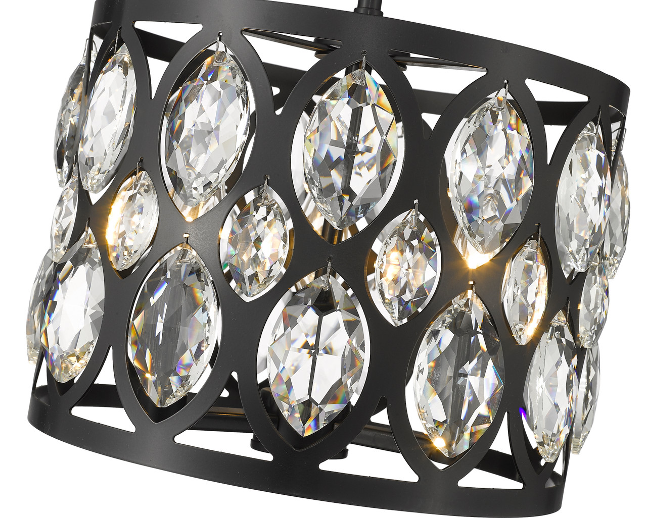 Z-LITE 6010-12MB 3 Light Chandelier,Matte Black