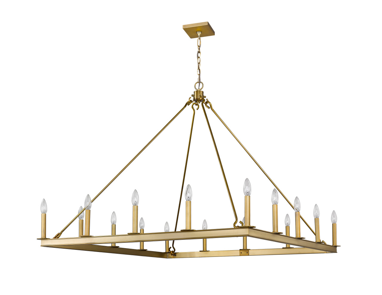 Z-LITE 482S-16OBR 16 Light Chandelier,Olde Brass