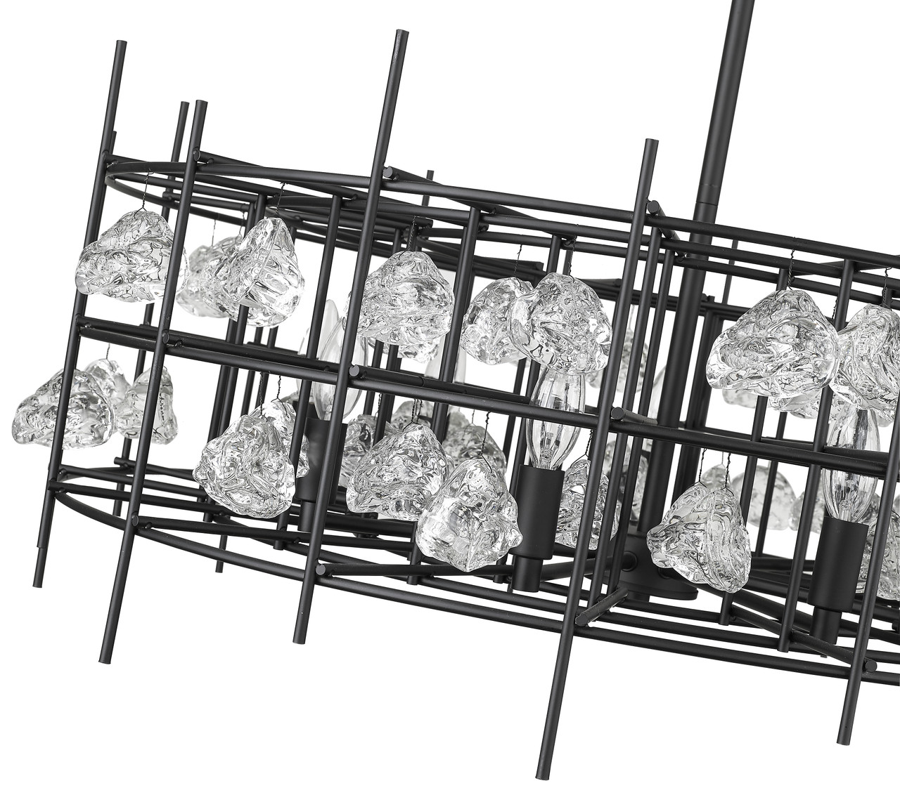 Z-LITE 4007-32MB 9 Light Chandelier,Matte Black