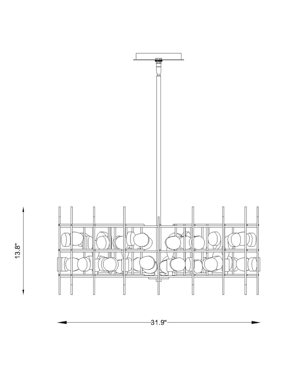 Z-LITE 4007-32AGBR 9 Light Chandelier,Aged Brass Z-LITE 4007-32AGBR 9 Light Chandelier,Aged Brass