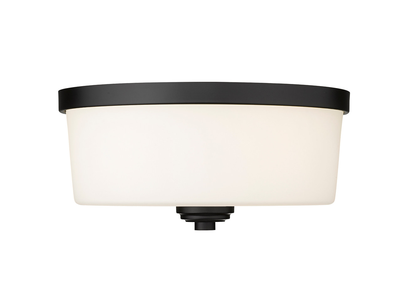 Z-LITE 220F3-MB 3 Light Flush Mount,Matte Black