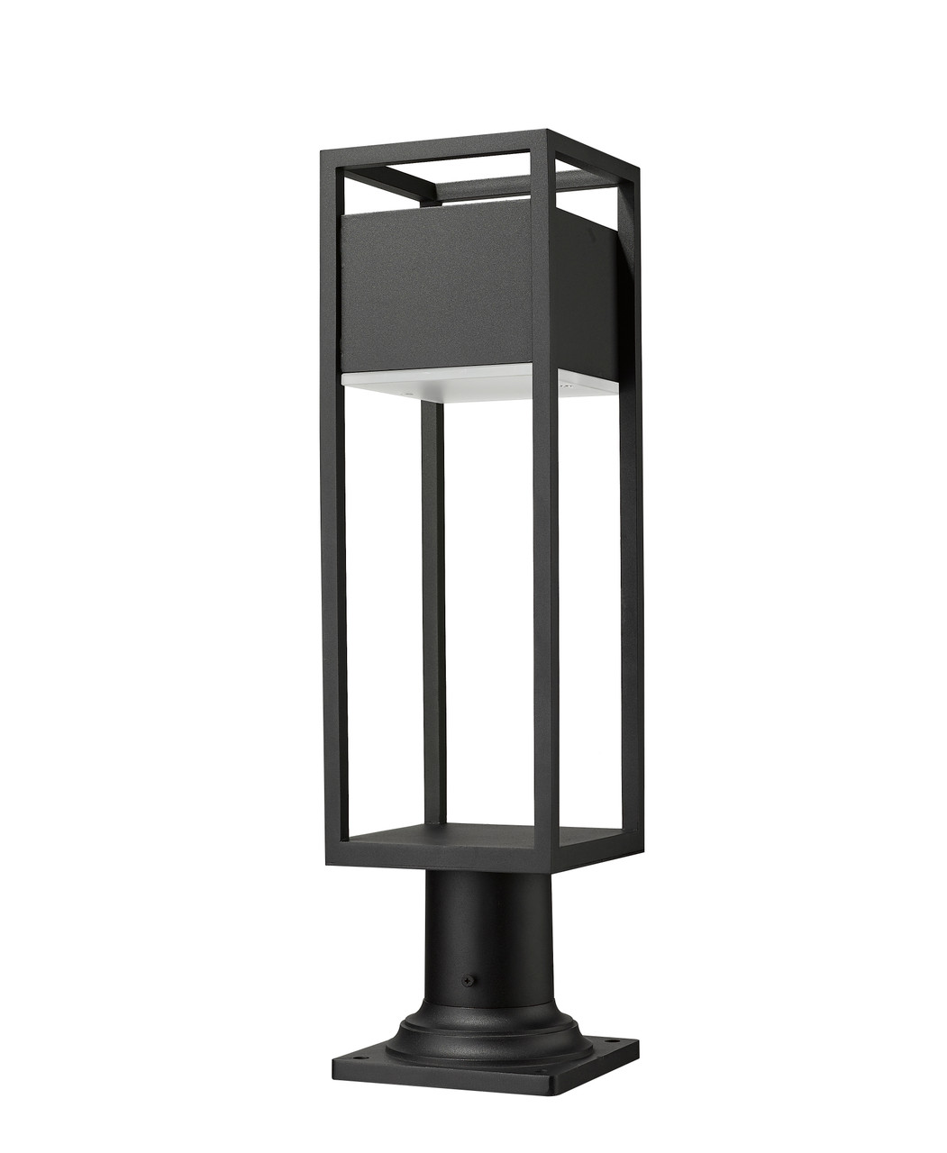 Z-LITE 585PHMR-533PM-BK-LED 1 Light Outdoor Pier Mounted Fixture,Black