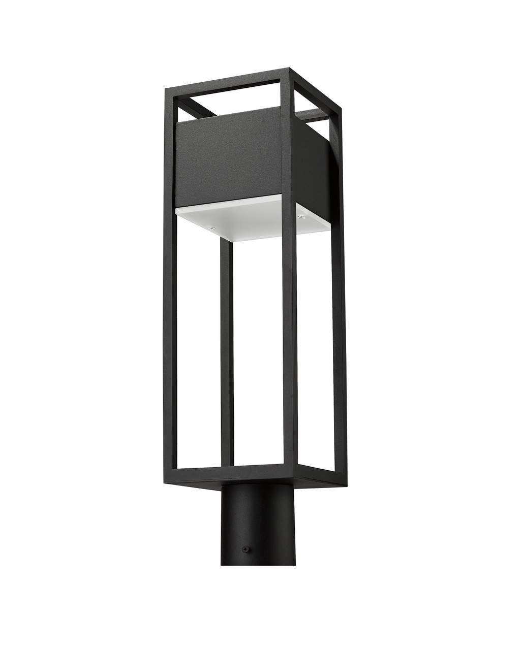 Z-LITE 585PHMR-BK-LED 1 Light Outdoor Post Mount Fixture,Black