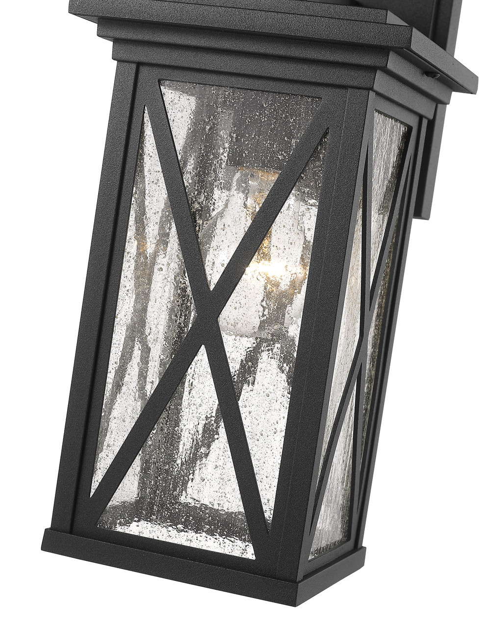 Z-LITE 583S-BK 1 Light Outdoor Wall Sconce,Black