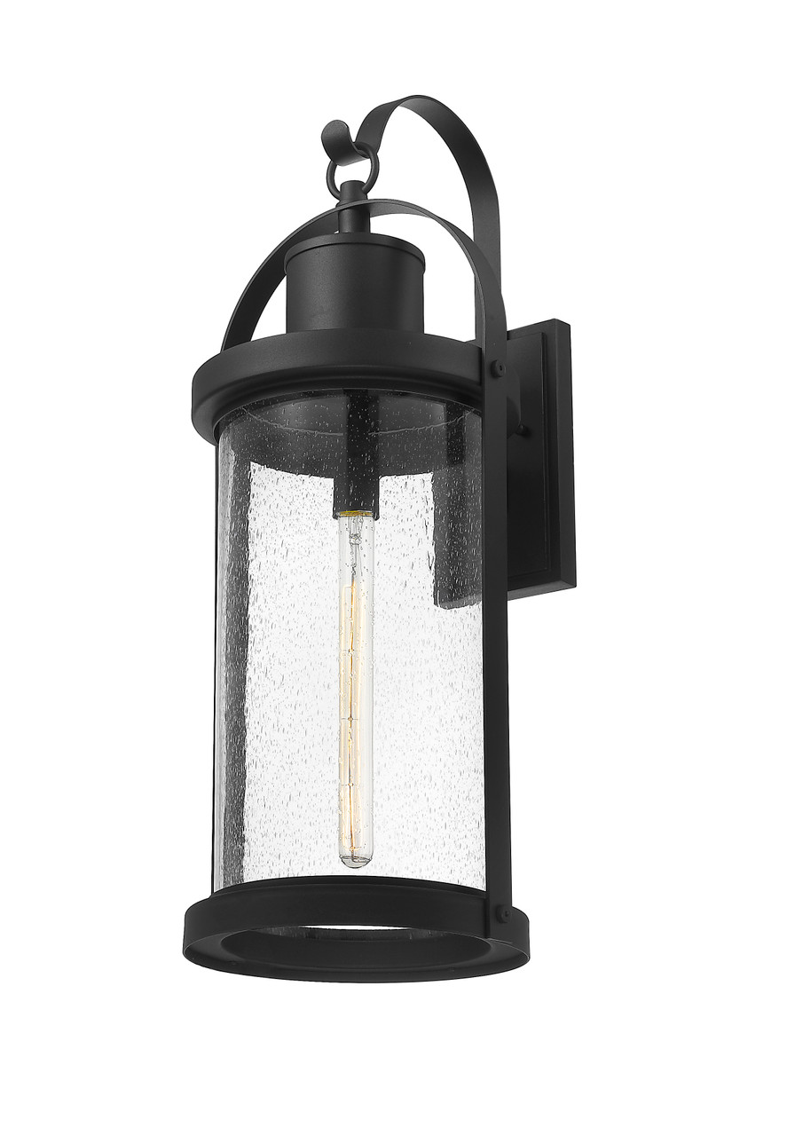 Z-LITE 569XL-BK 1 Light Outdoor Wall Sconce,Black