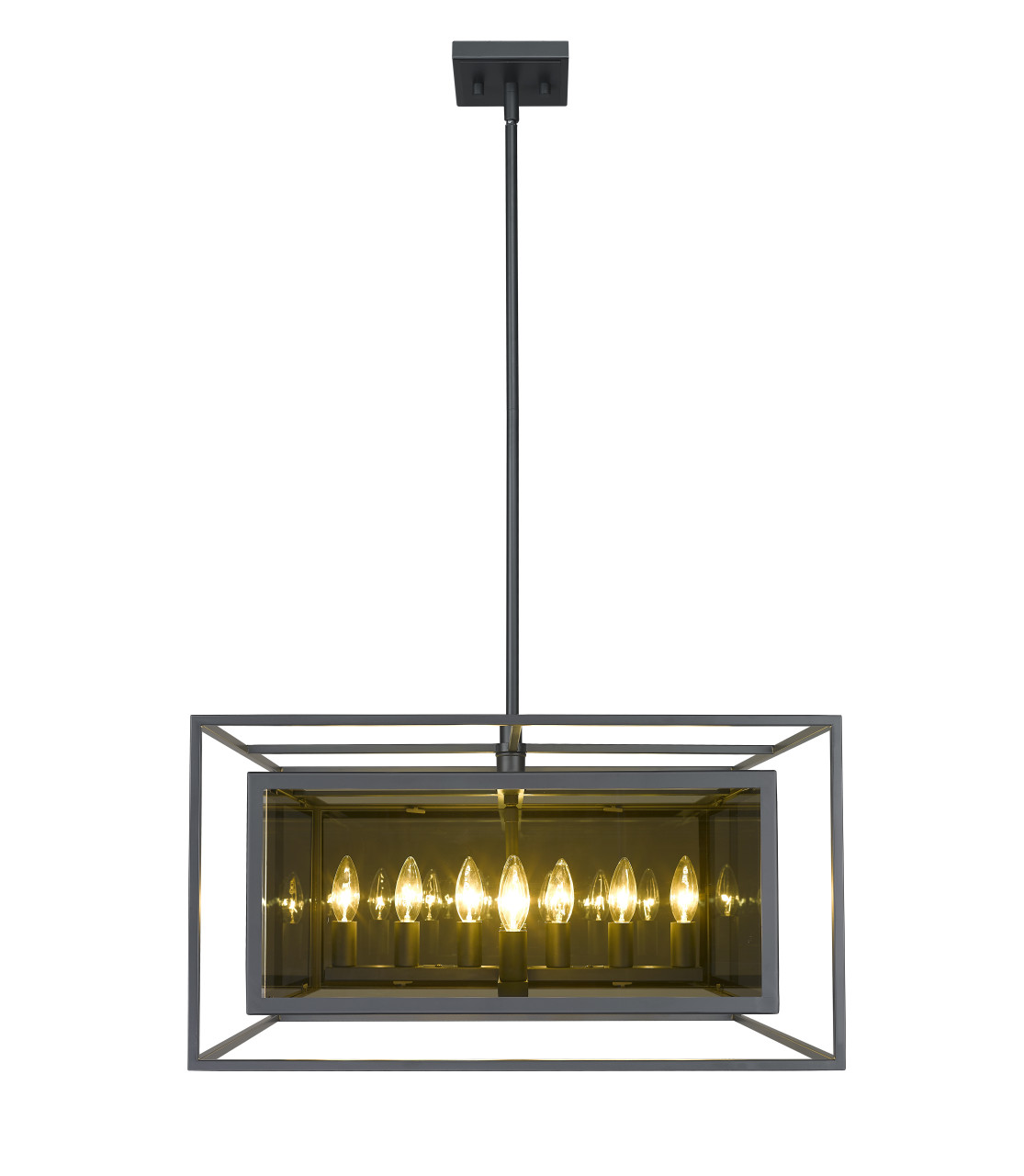 Z-LITE 802P24-MC 12 Light Pendant,Misty Charcoal