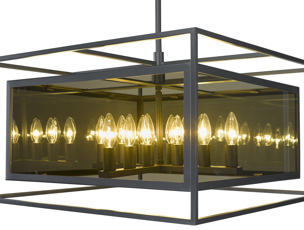 Z-LITE 802P24-MC 12 Light Pendant,Misty Charcoal