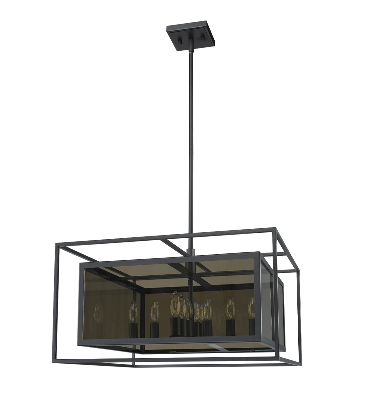 Z-LITE 802P24-MC 12 Light Pendant,Misty Charcoal