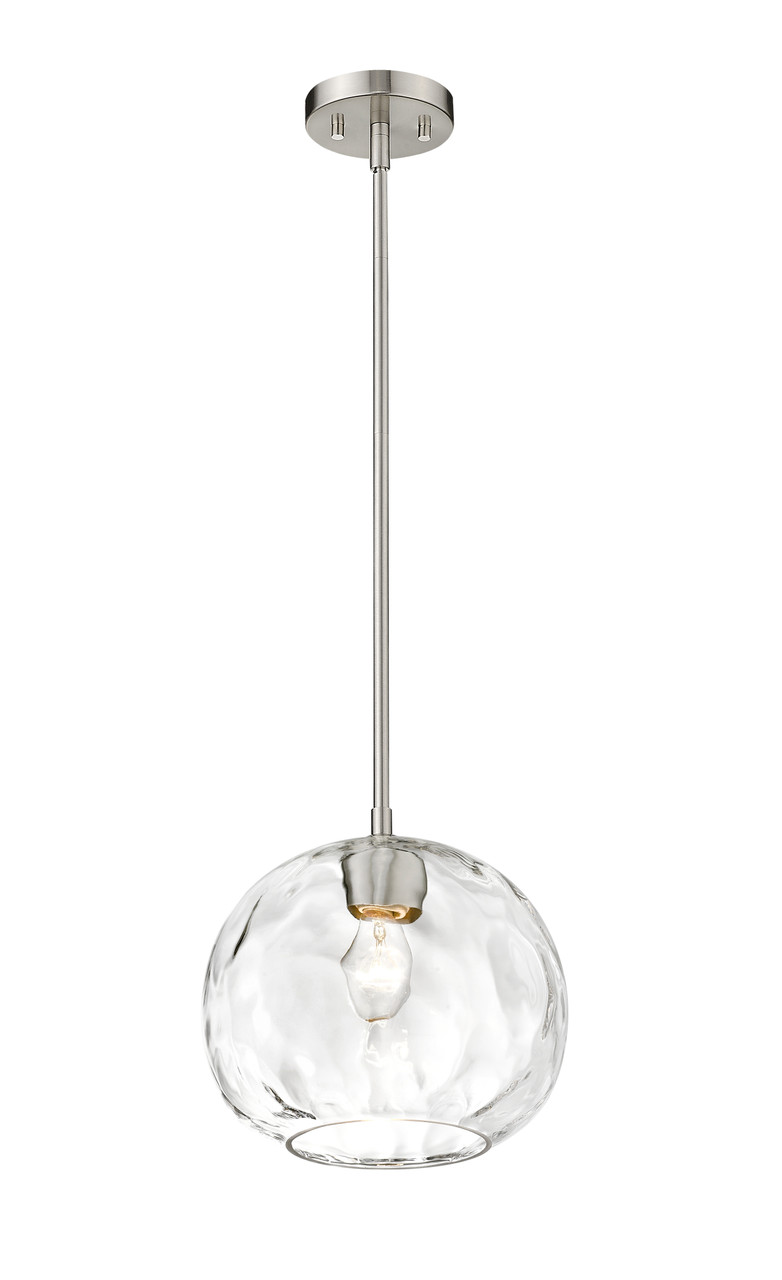 Z-LITE 490P10-BN 1 Light Pendant,Brushed Nickel