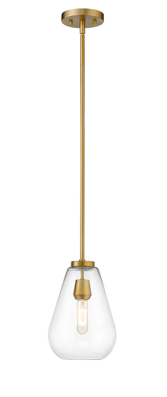 Z-LITE 488P8-OBR 1 Light Pendant,Olde Brass