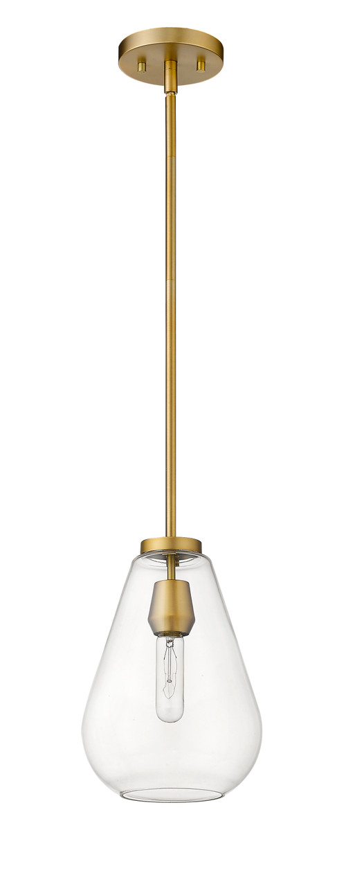 Z-LITE 488P8-OBR 1 Light Pendant,Olde Brass