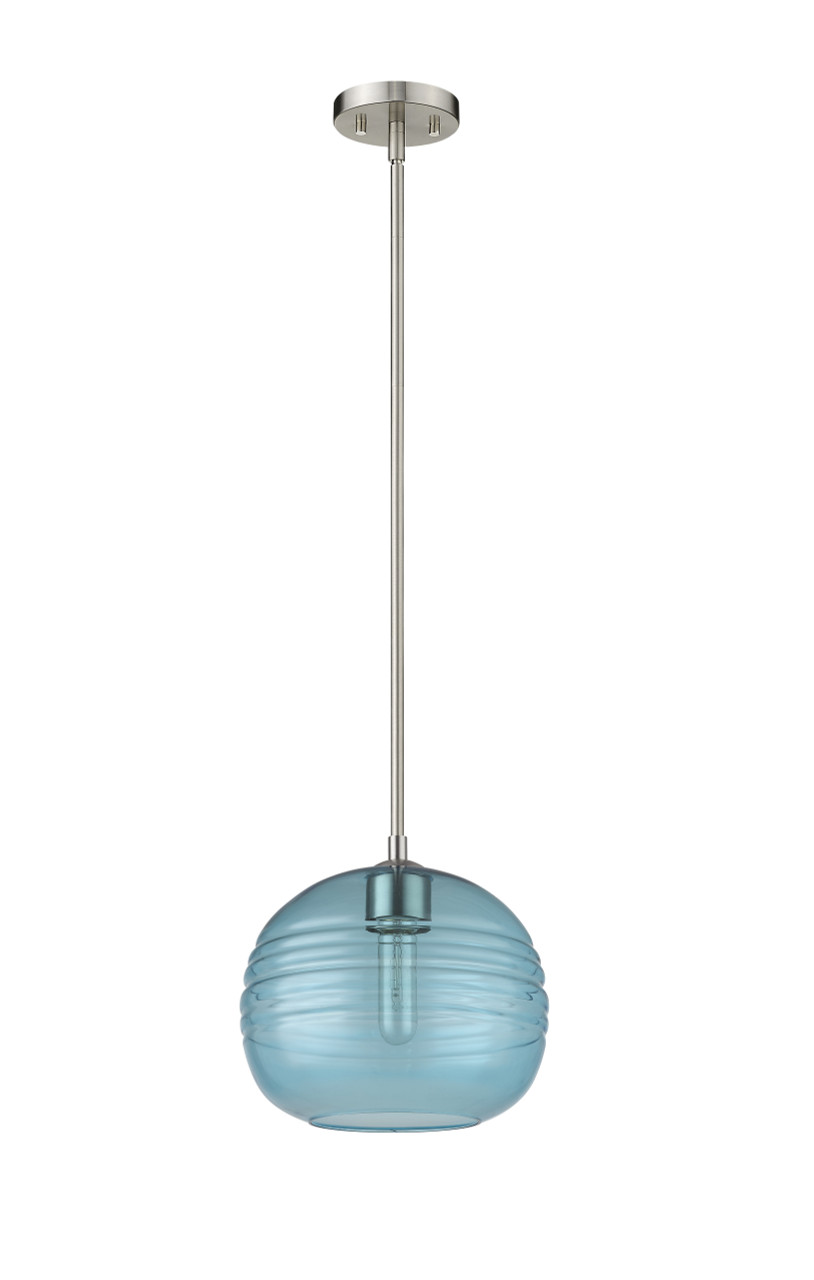 Z-LITE 487P10-BN 1 Light Pendant,Brushed Nickel