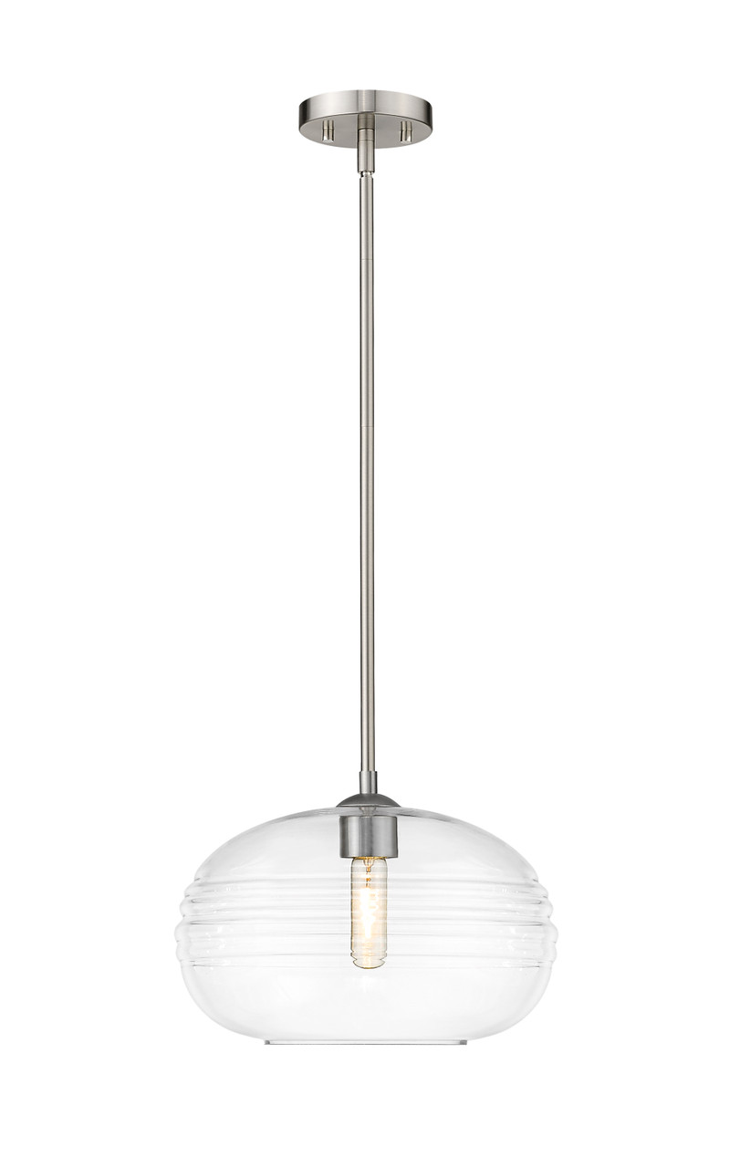 Z-LITE 486P14-BN 1 Light Pendant,Brushed Nickel