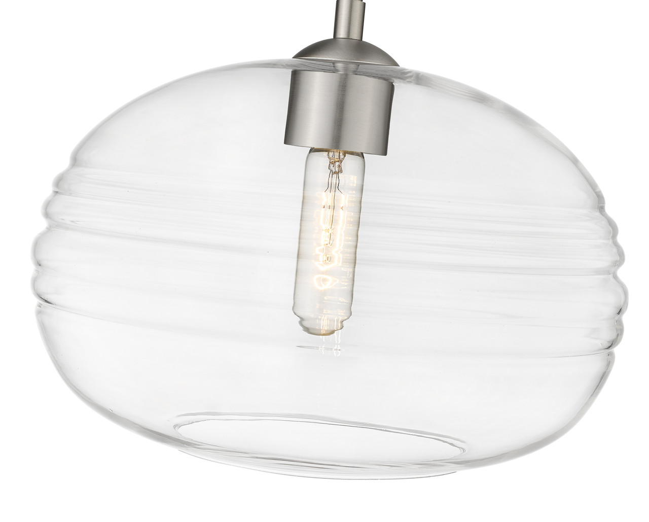 Z-LITE 486P14-BN 1 Light Pendant,Brushed Nickel