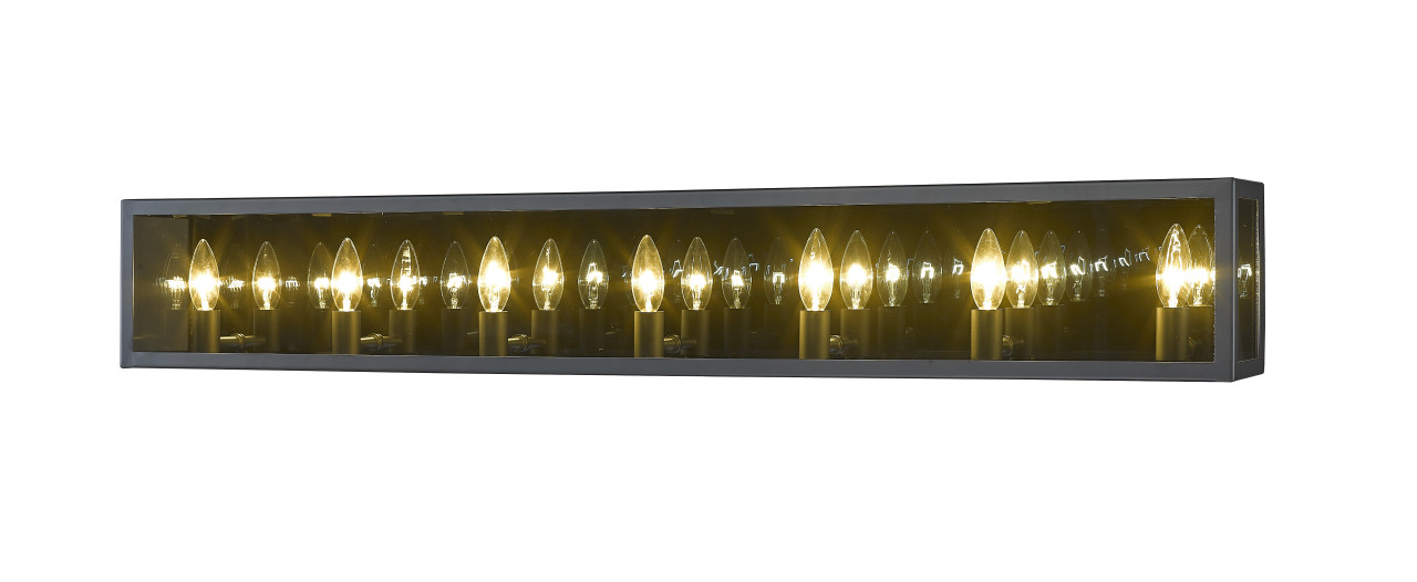 Z-LITE 802-7V-MC 7 Light Vanity,Misty Charcoal