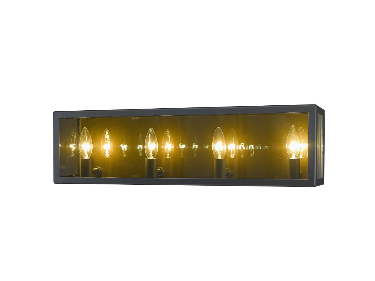 Z-LITE 802-4V-MC 4 Light Vanity,Misty Charcoal