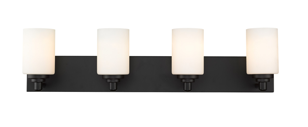 Z-LITE 485-4V-MB 4 Light Vanity,Matte Black