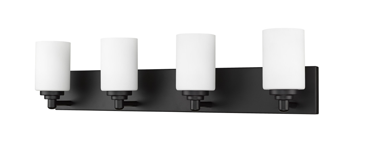 Z-LITE 485-4V-MB 4 Light Vanity,Matte Black