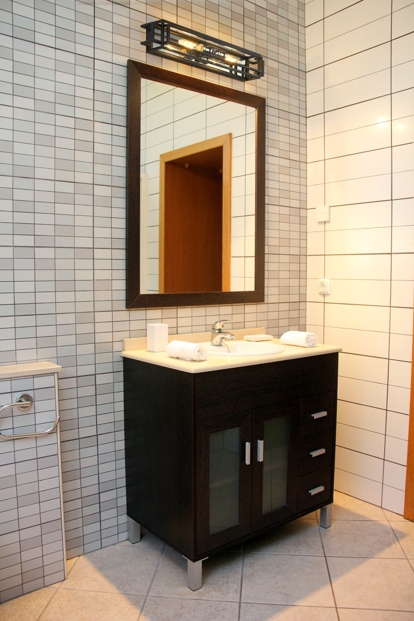 Z-LITE 454-2V-BK-CH 2 Light Vanity,Black + Chrome