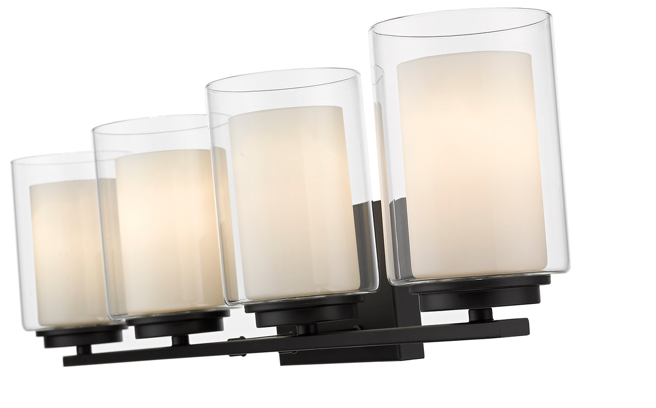 Z-LITE 426-4V-MB 4 Light Vanity,Matte Black