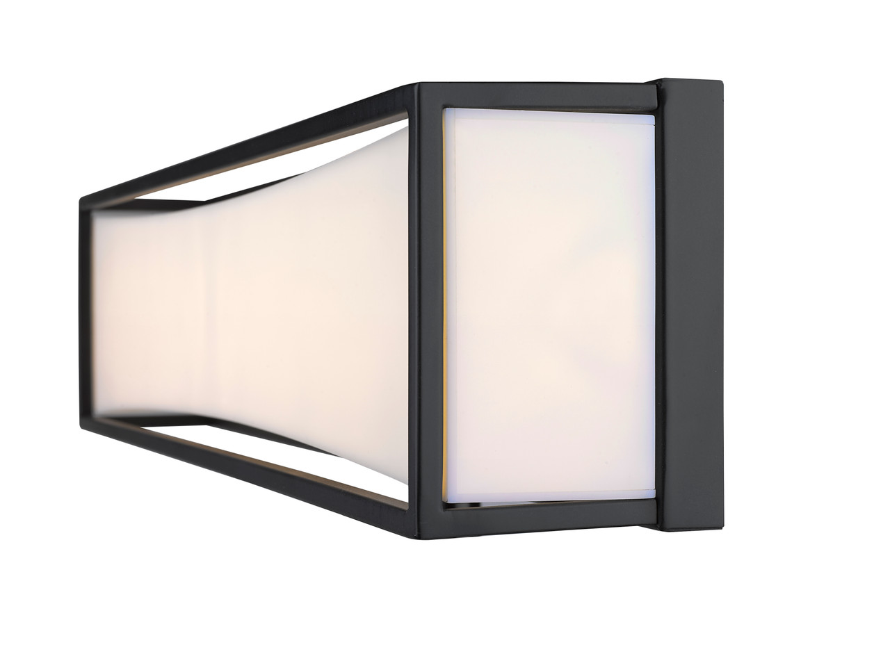 Z-LITE 1933-24MB-LED 2 Light Vanity,Matte Black Z-LITE 1933-24MB-LED 2 Light Vanity,Matte Black