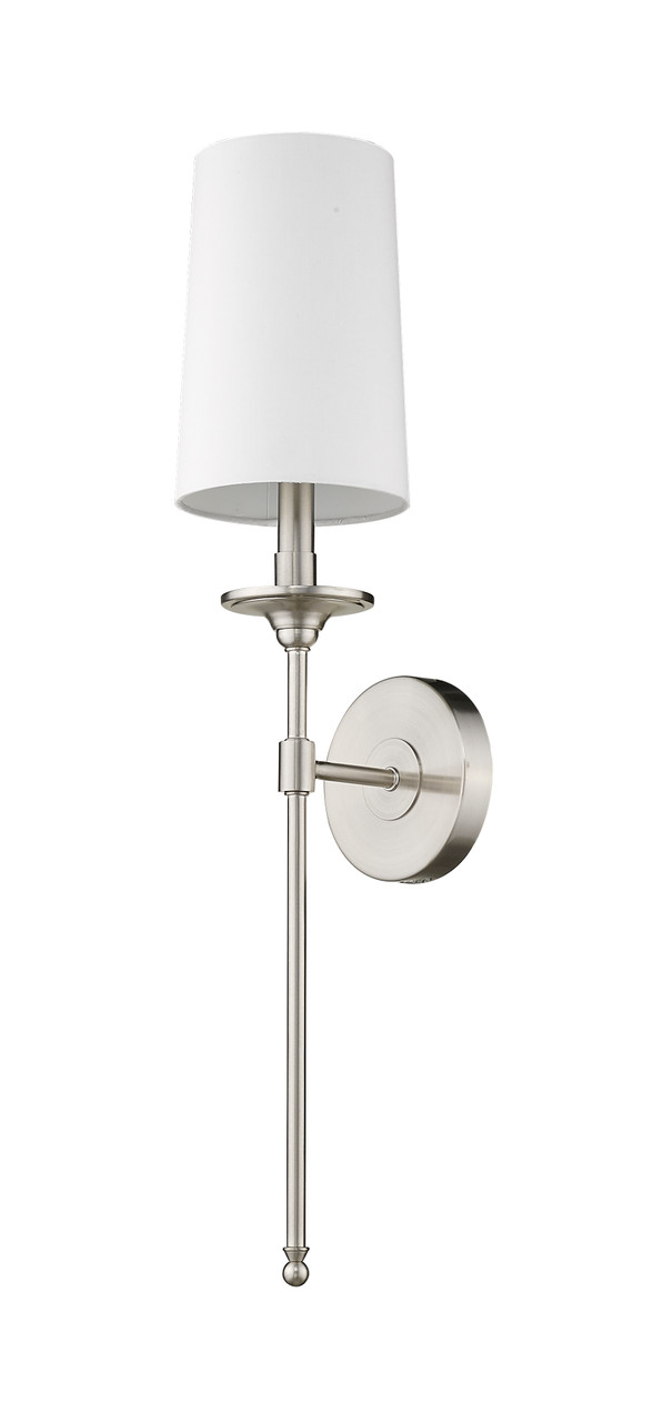 Z-LITE 807-1S-BN 1 Light Wall Sconce,Brushed Nickel