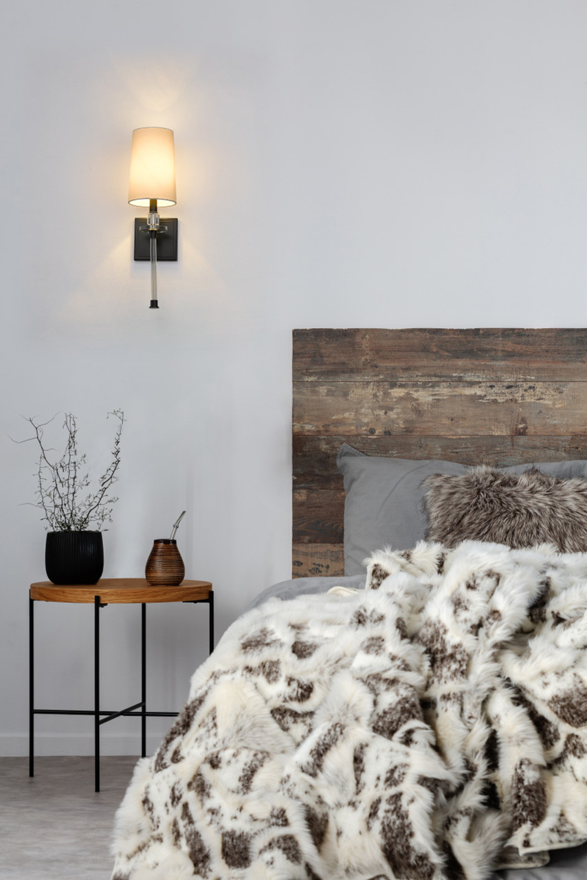 Z-LITE 803-1S-MB 1 Light Wall Sconce,Matte Black