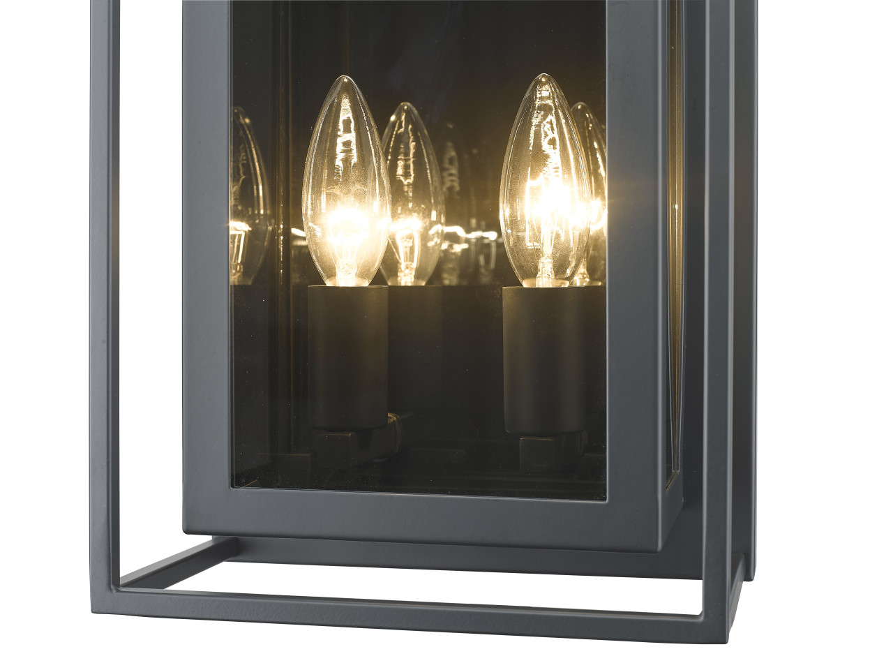 Z-LITE 802-2S-MC 2 Light Wall Sconce,Misty Charcoal