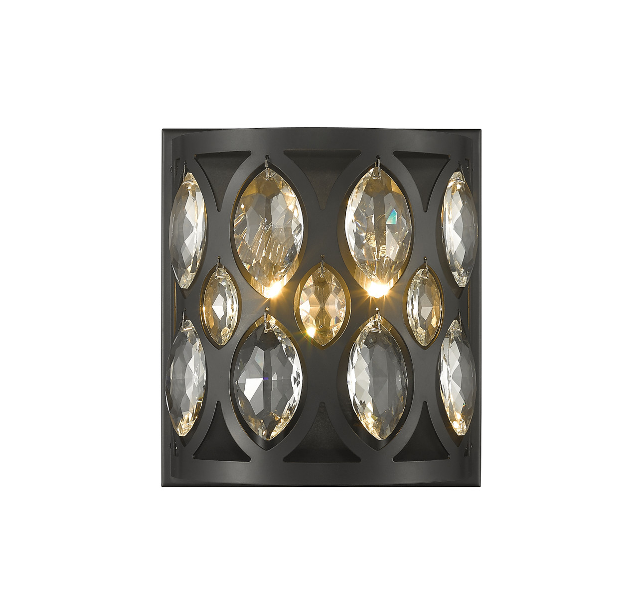 Z-LITE 6010-2S-MB 2 Light Wall Sconce,Matte Black