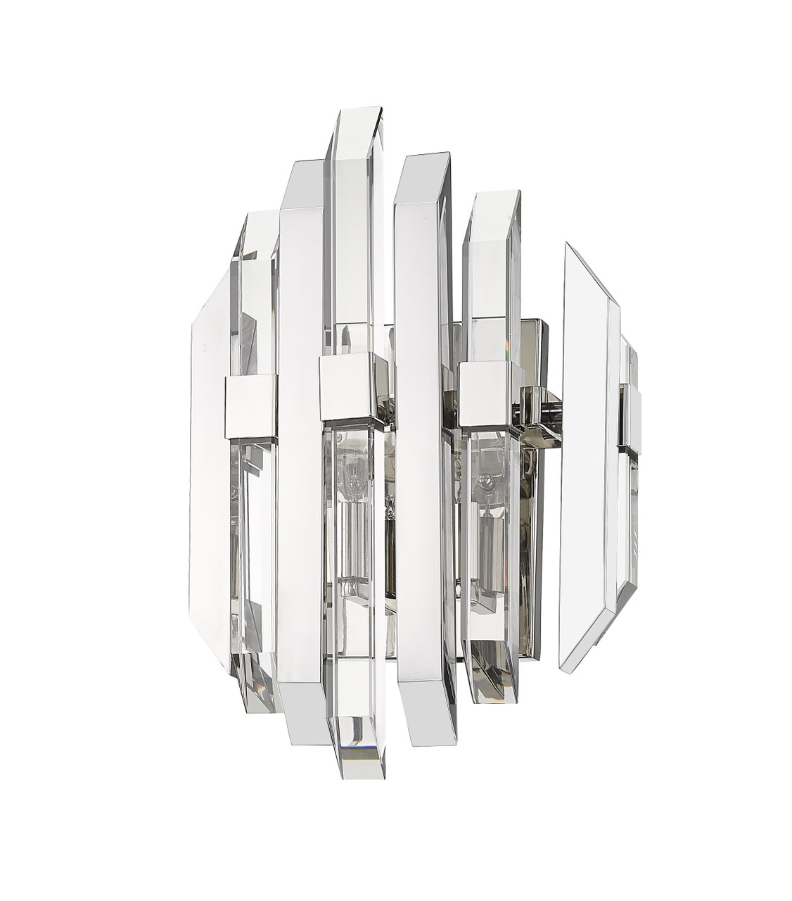 Z-LITE 4006S-PN 2 Light Wall Sconce,Polished Nickel