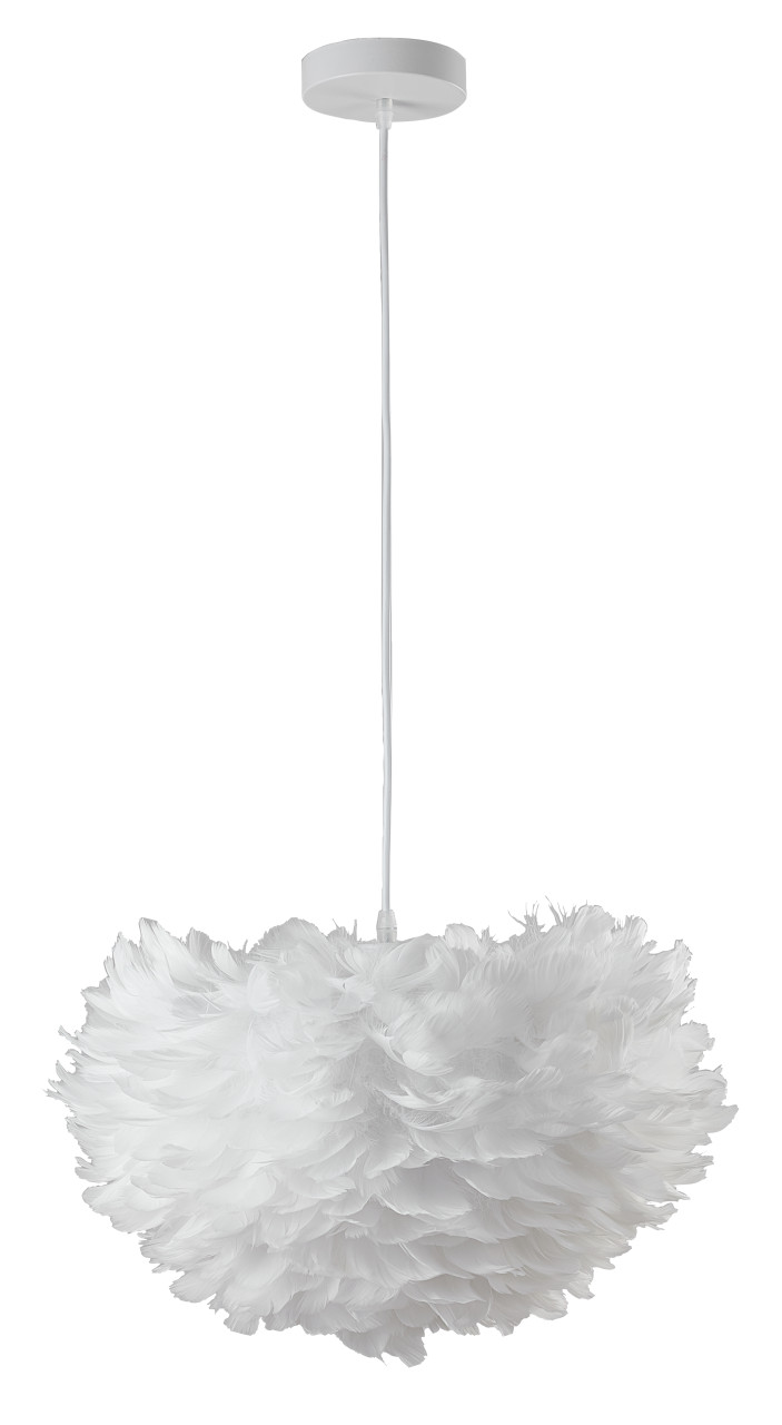 BETHEL INTERNATIONAL DLS21C17W 1-Light Ceiling Fixture,White