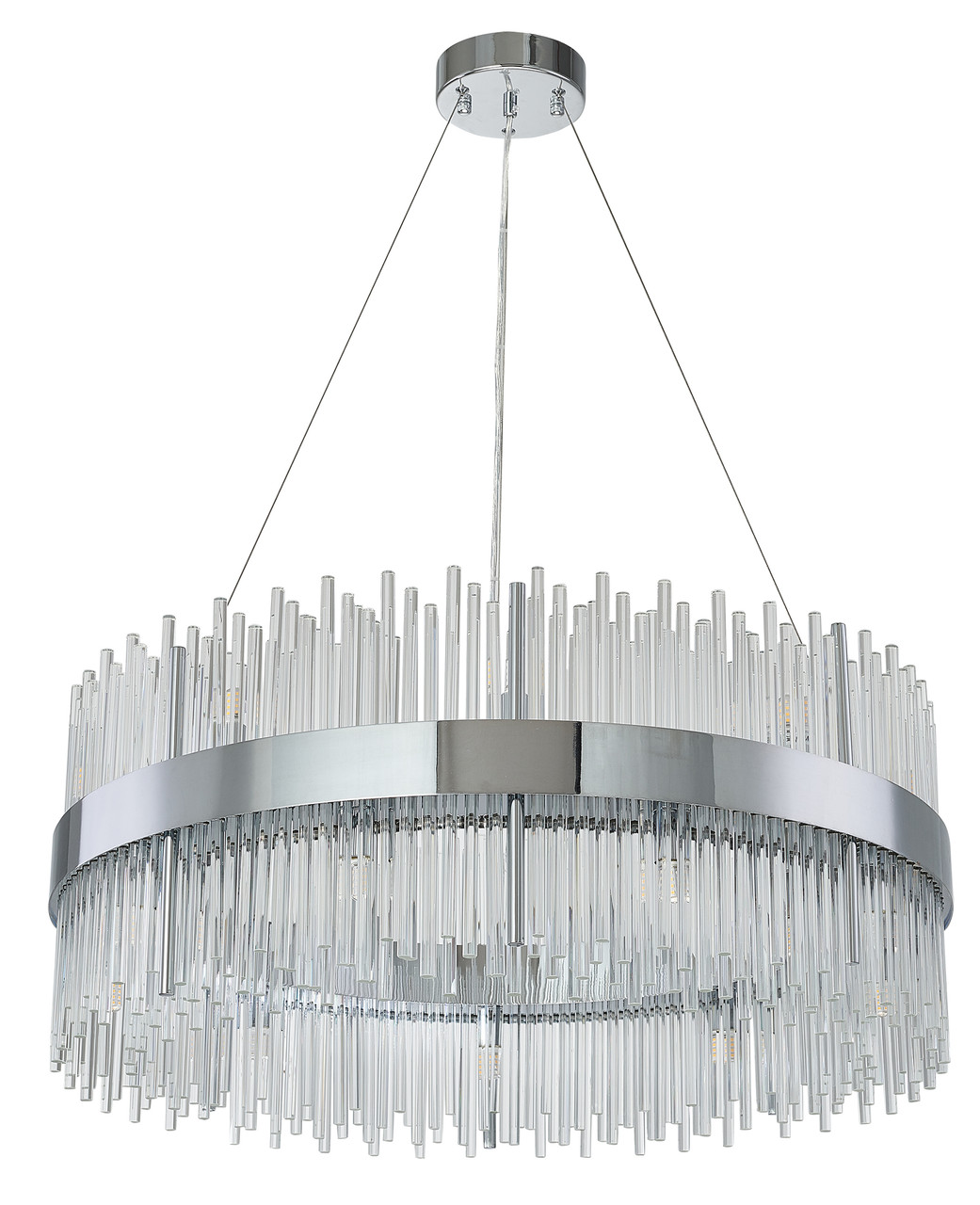 BETHEL INTERNATIONAL MU57C31CH 18-Light Chandelier,Chrome