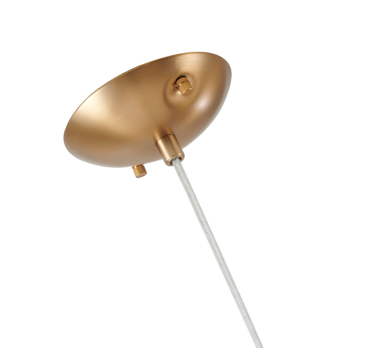 BETHEL INTERNATIONAL DU73L 1-Light Single Pendant Lighting,Gold