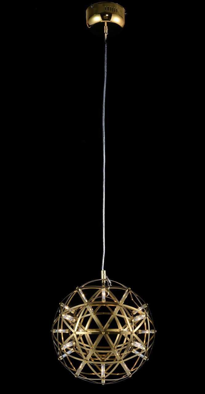 BETHEL INTERNATIONAL MN36GD 42-Light LED PENDANT LIGHT,Gold