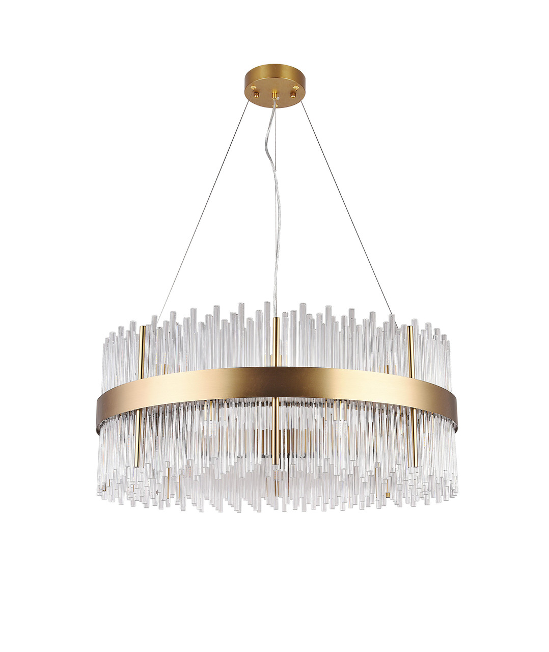 BETHEL INTERNATIONAL MU57 18-Light Chandelier,Gold