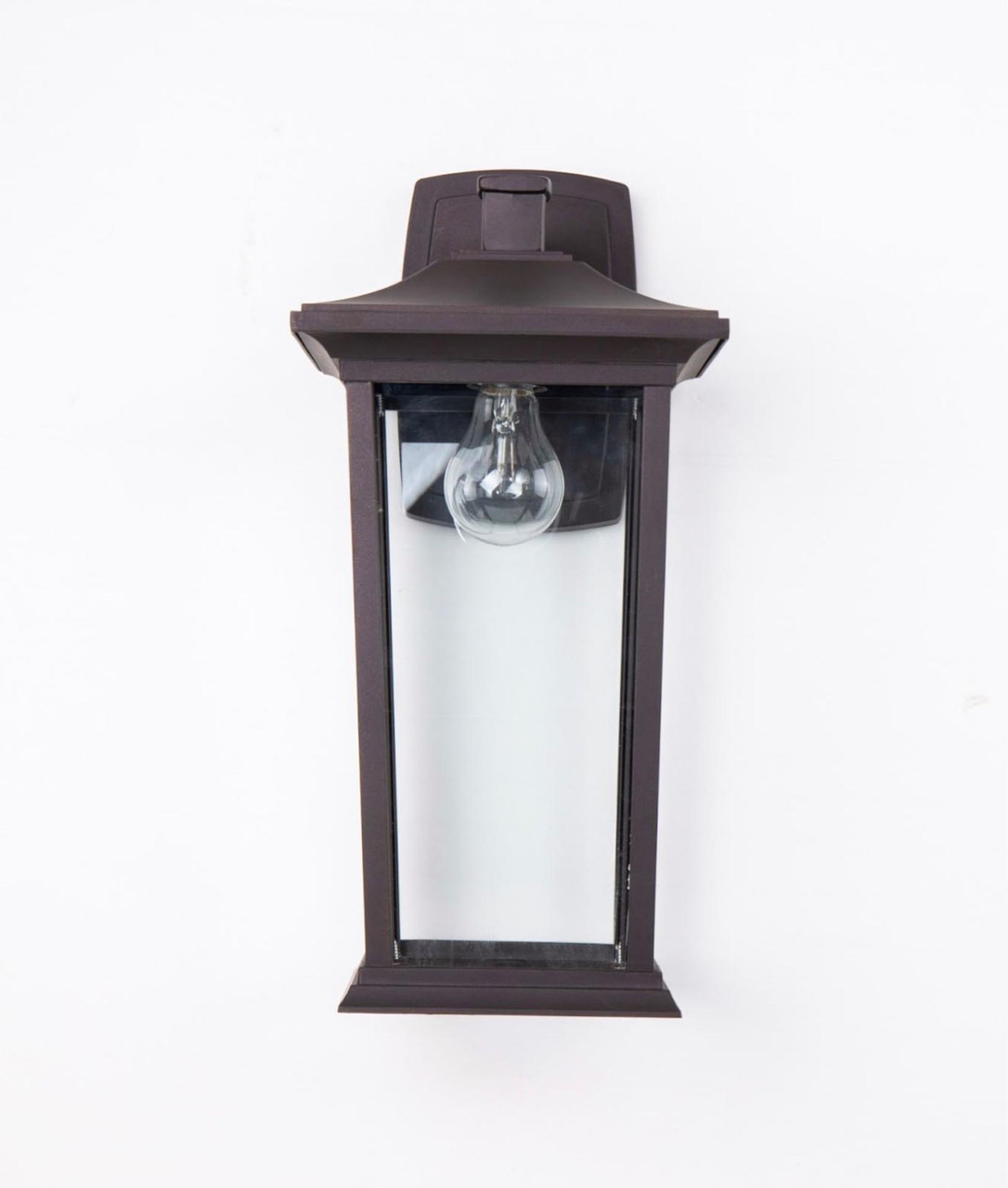 BETHEL INTERNATIONAL TD26W10B 1-Light Outdoor Wall Sconce,Black