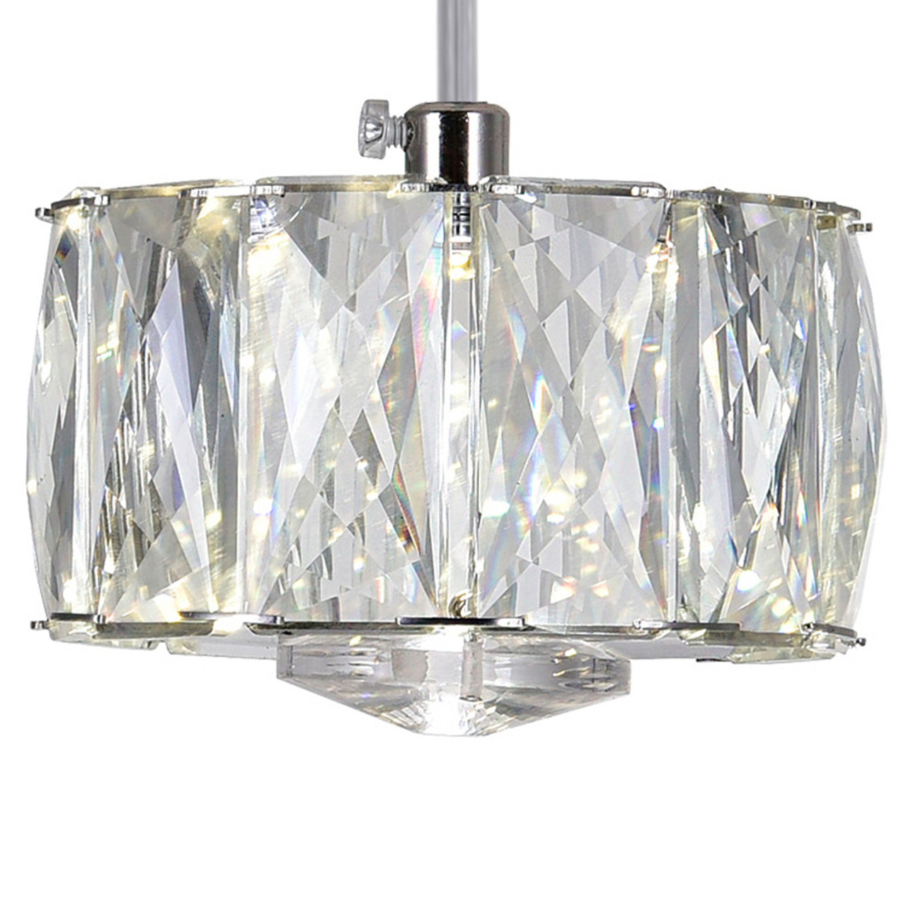 CWI LIGHTING 5636P4-1-601 LED Mini Pendant with Chrome Finish
