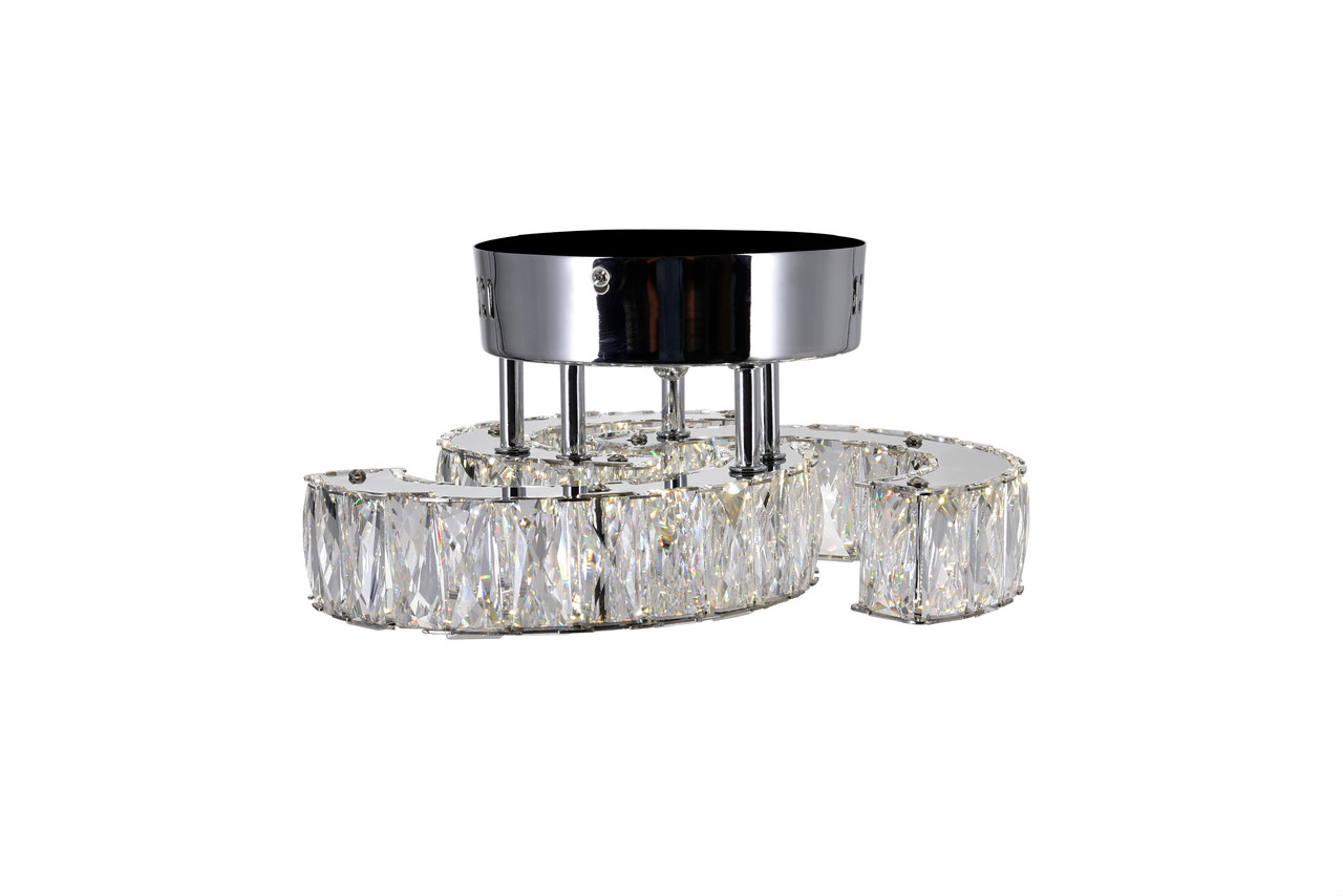 CWI LIGHTING 5614C11ST LED  Flush Mount with Chrome finish