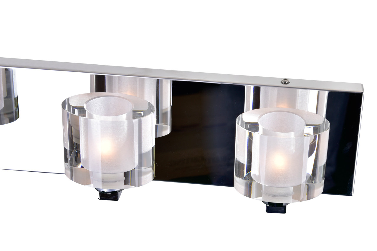 CWI LIGHTING 5540W25C-601 4 Light Wall Sconce with Chrome finish