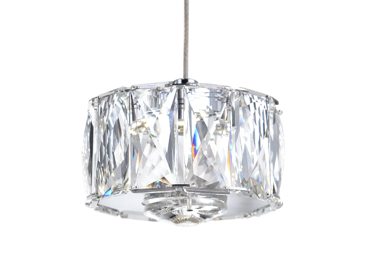 CWI LIGHTING 5636P28ST-RC LED Multi Light Pendant with Chrome finish