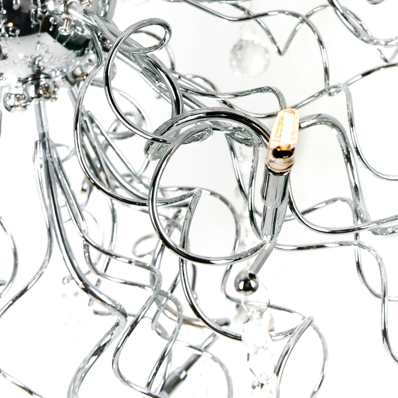 CWI LIGHTING 5066P47C 48 Light  Chandelier with Chrome finish