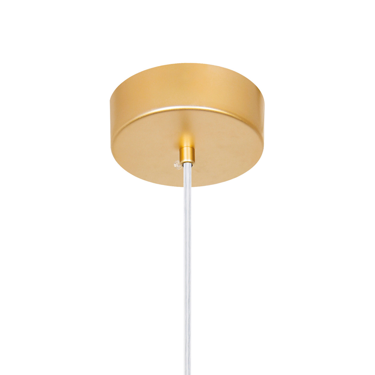 CWI LIGHTING 1224P8-1-625 1 Light Mini Pendant with Brass Finish