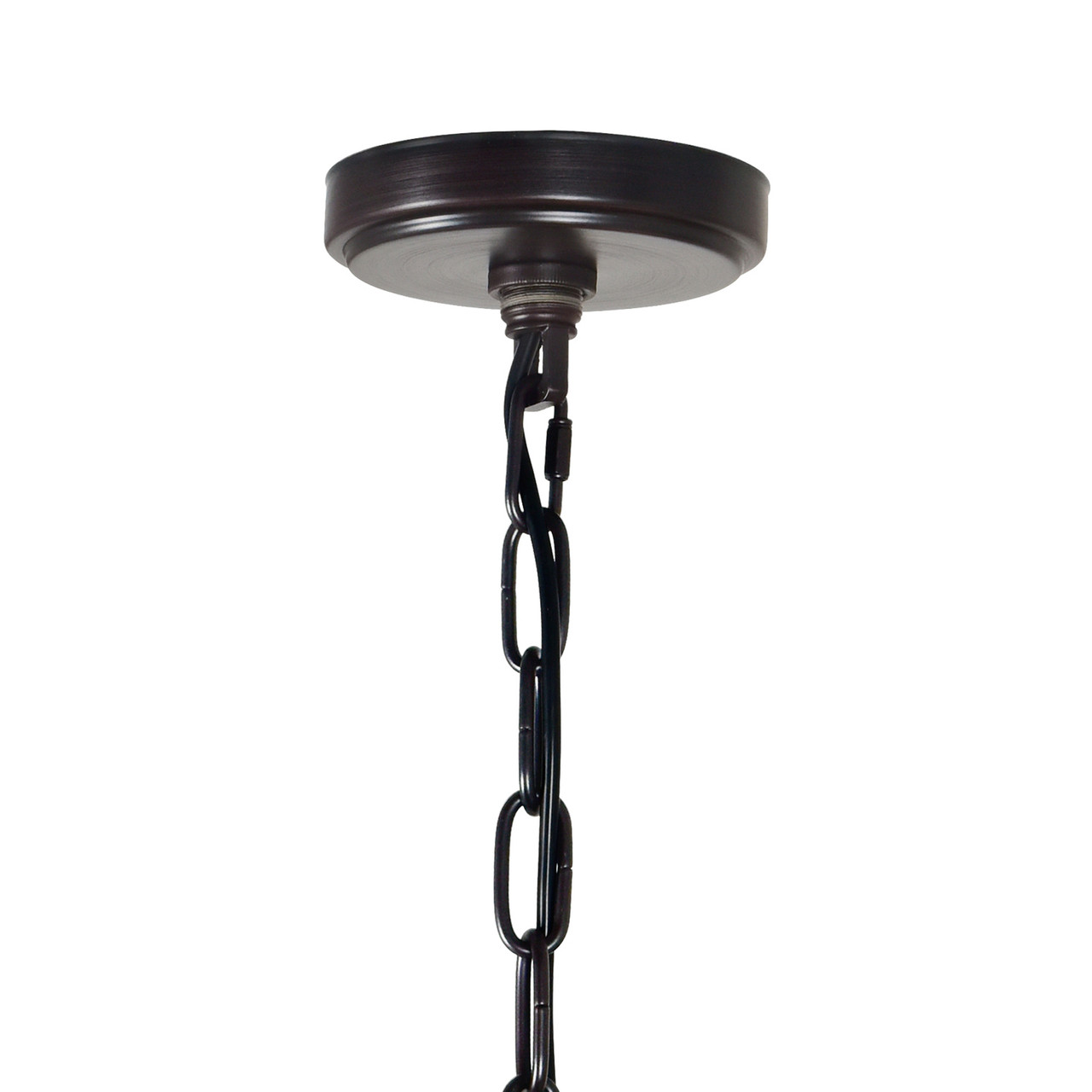 CWI LIGHTING 9962P17-4-101 4 Light  Chandelier with Black finish