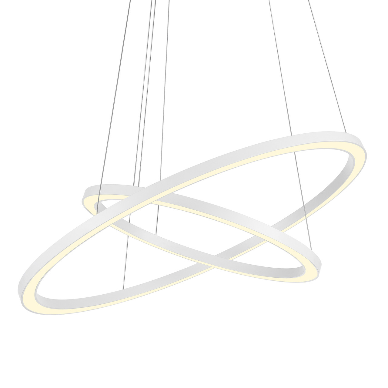 CWI LIGHTING 7112P24-103 LED  Chandelier with White finish