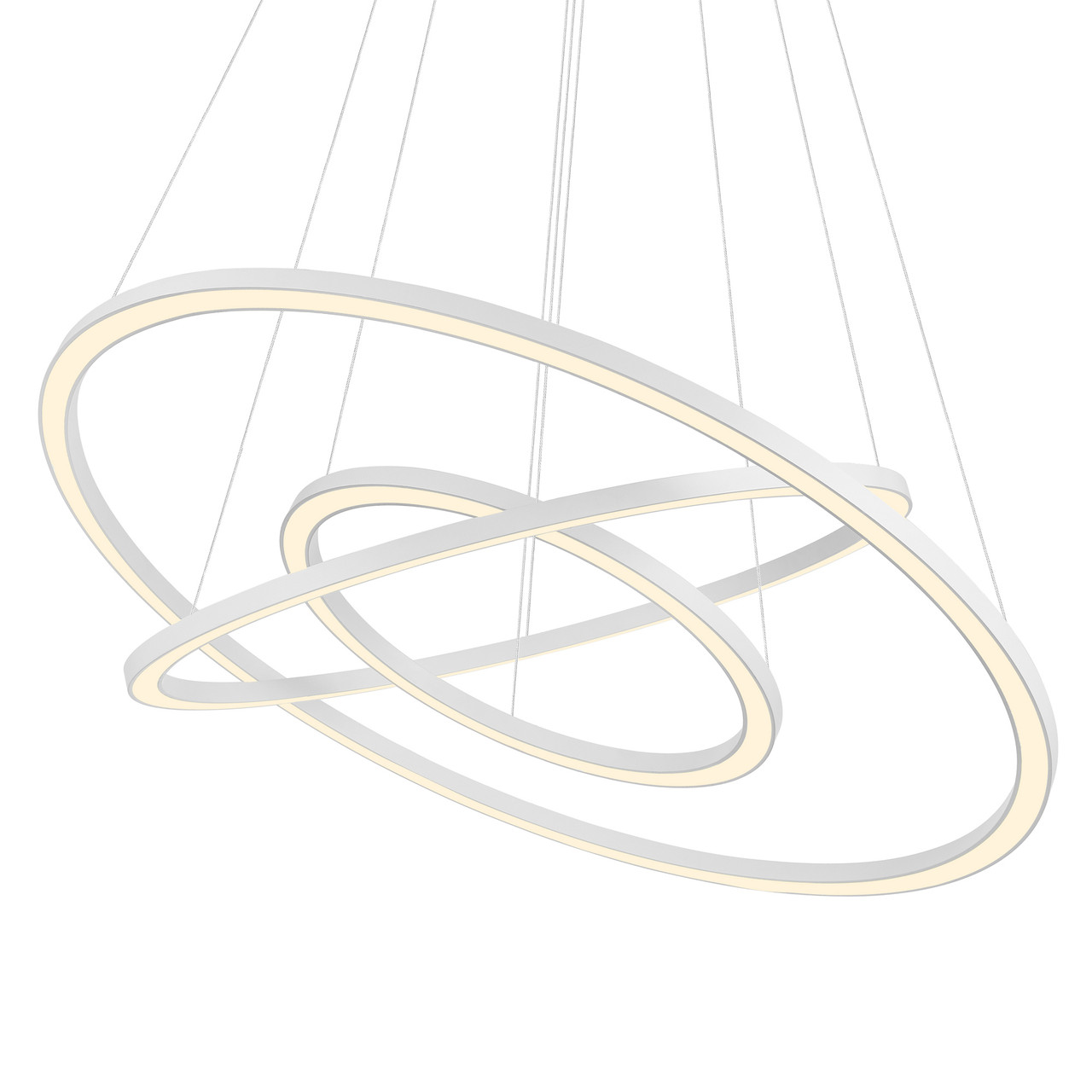 CWI LIGHTING 7112P31-103 LED  Chandelier with White finish