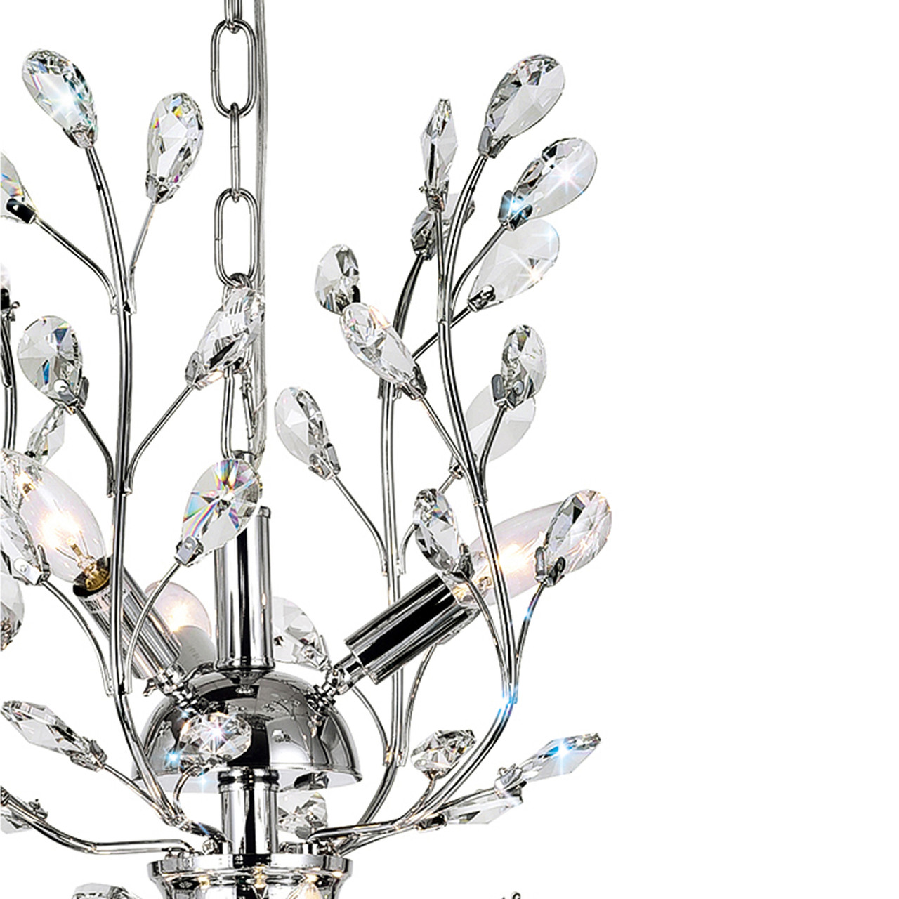CWI LIGHTING 5206P28C 9 Light  Chandelier with Chrome finish