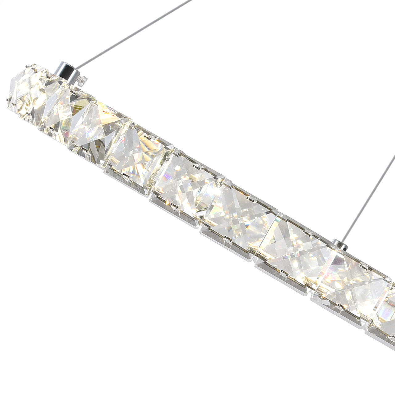 CWI LIGHTING 5080P24ST-2R LED  Chandelier with Chrome finish