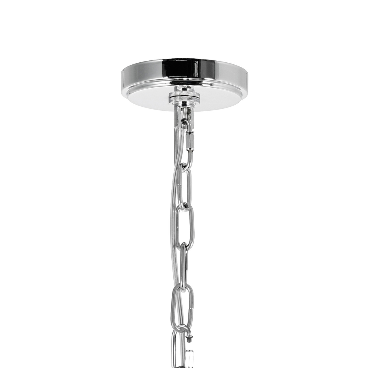 CWI LIGHTING 9970P26-8-601 8 Light  Chandelier with Chrome finish