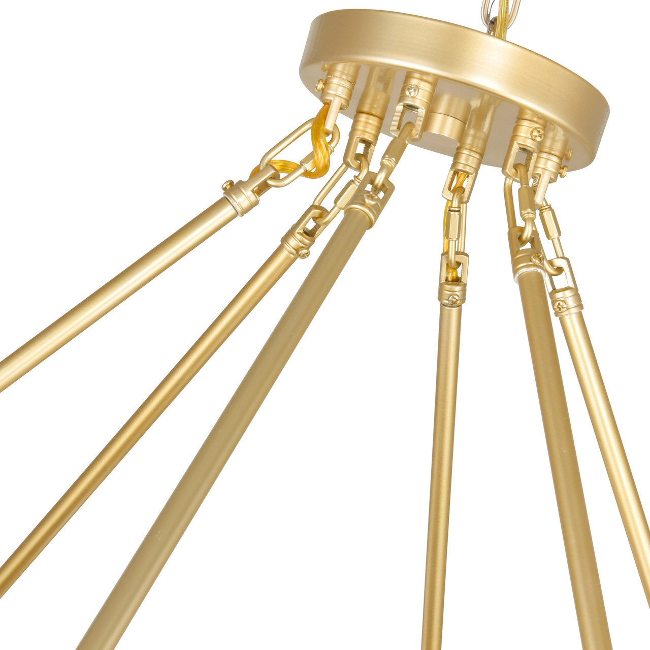CWI LIGHTING 1020P39-70-602 70 Light  Chandelier with Satin Gold finish CWI LIGHTING 1020P39-70-602 70 Light  Chandelier with Satin Gold finish